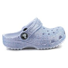 Crocs Cokle svetlo modra 22 EU Classic Glitter Clog