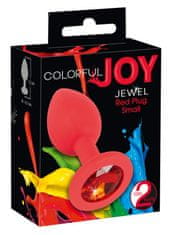 You2Toys Joy Jewel Rdeči analni čep s kristalom