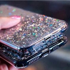 Miramarket WYP Case XIAOMI REDMI 10 / Redmi Note 11 Glue Glitter Sequins Glitter Case (črno)