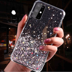 Miramarket WYP Case XIAOMI REDMI 10 / Redmi Note 11 Glue Glitter Sequins Glitter Case (črno)