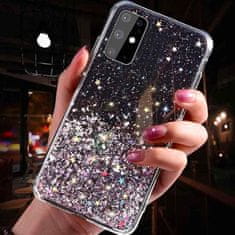 Miramarket WYP Case XIAOMI REDMI 10 / Redmi Note 11 Glue Glitter Sequins Glitter Case (črno)