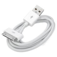 Miramarket KABEL USB ZA POLNILNIK ZA IPHONE 4 4s IPOD IPAD 1 2 3 (bel)