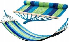 Miramarket BARVA HAMMOCK 150 kg 200 cm x 80 cm (modro-zelena)