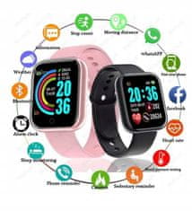 Miramarket SMARTWATCH SMARTBAND FIT SEN Steps L18 Y68S (modra) ura