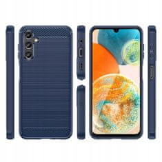 Miramarket WYP Ojačan karbonski etui Samsung Galaxy A14 5G modri