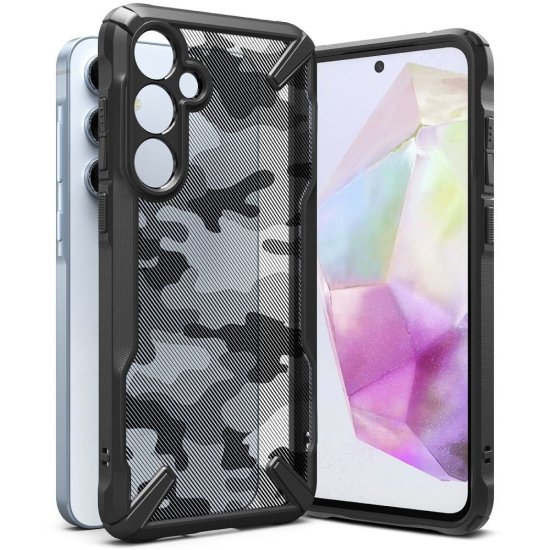 Miramarket RINGKE FUSION X GALAXY A35 5G CAMO BLACK