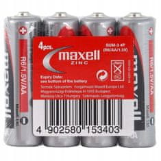 Miramarket WYP Maxell cink-ogljikove baterije R6 / AA - 4 kosi