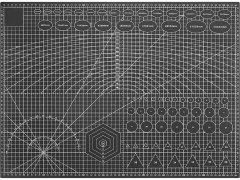 Miramarket SAMOREŠEVALNA PODLOGA ZA REZANJE A2 MODELIRANJE DVOSTRANSKO (ČRNA)