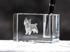 Artdog Cairn Terrier - Pen stand, crystal organiser with dog photo, unique desk decoration by Art-Dog brand