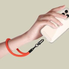 Tech-protect Wrist Strap vrvica za mobitelni telefon, oranžna/črna