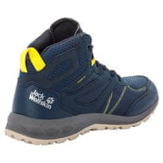 Jack Wolfskin Čevlji treking čevlji mornarsko modra 47 EU Woodland Mid Texapore