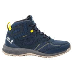 Jack Wolfskin Čevlji treking čevlji mornarsko modra 47 EU Woodland Mid Texapore