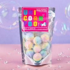 Superstvari Mavrične šumeče kopalne bombice Unicorn Poo 10x15g