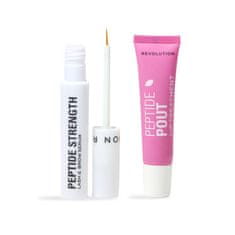 Makeup Revolution Darilni set Peptide Power Lash and Lip Duo