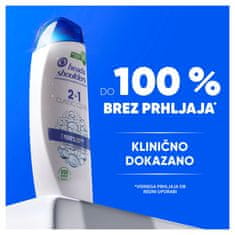 Head & Shoulders Classic Clean 2v1 šampon proti prhljaju, 625 mL Čista osvežujoča dišava