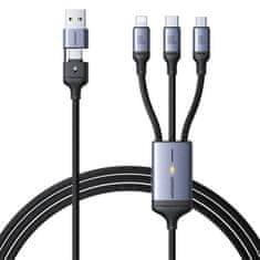 Joyroom Kabel Speedy USB Joyroom SA21-2T3, 6 v 1/ 100W/kabel 1,5 m (črn)