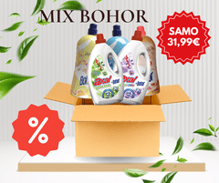 PAKET BOHOR MEHČALCI IN DETERGENTI 1700ML + 3000ML