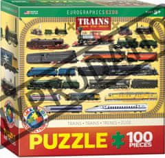 EuroGraphics Puzzle vlaki 100 kosov