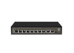 Level One Switch FGP-103 10-port (2x Uplink Gigabit + 8xPoE+) 120W