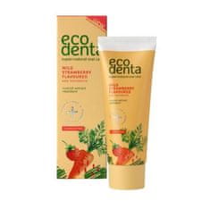 Ecodenta Toothpaste Wild Strawberry Flavoured zobna pasta za otroke z okusom jagode 75 ml