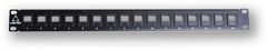 LAN-TEC PP-104 16 prazen - črn - 19 &quot;patch panel 1U, za 16 KJ