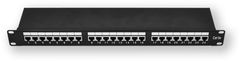 LAN-TEC PP-130 24P / C5E / S - 19 &quot;patch panel 1U, 24 vrat C5E oklopljen