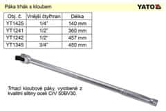 YATO Blok vzvod s spojem 3/4&quot; dolžine 450mm