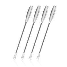 Boska Set vilic za sir, fondi 22cm / 4 kos / inox