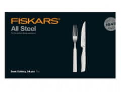 Fiskars ALL STEEL jedilni pribor za steake 24 kosov 1027505