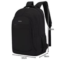 MG School Backpack nahrbtnik 38L, črna