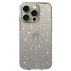 MG Crystal Glitter ovitek za iPhone 16, srebro