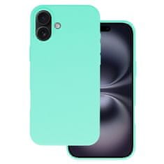 MG Silicone Lite ovitek za iPhone 16 Plus, mint