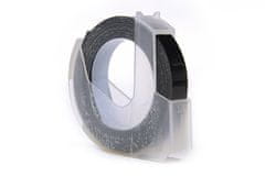 PRO JetWorld 3D trakovi Dymo White on Black (relief, relief) 9 mm x 3 m (S0898130) (10 kosov).