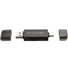 Blitzwolf Blitzwolf BW-CR1 - čitalnik kartic SD USB-C / USB-A