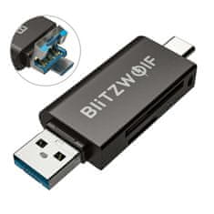 Blitzwolf Blitzwolf BW-CR1 - čitalnik kartic SD USB-C / USB-A