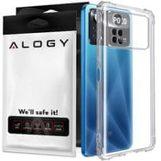 Miramarket Silikonski oklepni etui ShockProof Alogy za Xiaomi Poco X4 Pro 5G Transparent