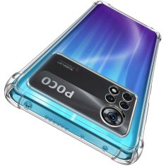 Miramarket Silikonski oklepni etui ShockProof Alogy za Xiaomi Poco X4 Pro 5G Transparent