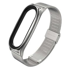 Miramarket Milaneseband jeklena zapestnica za Xiaomi Mi Smart Band 7 Silver