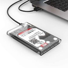 Orico Orico HDD 2,5" zunanje ohišje + kabel USB 3.1 (10Gb/s), USB-C (5Gb/s)