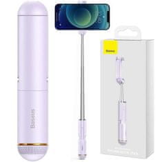 BASEUS Nosilec palice za selfije Baseus Mini Bluetooth Photo Stick Purple