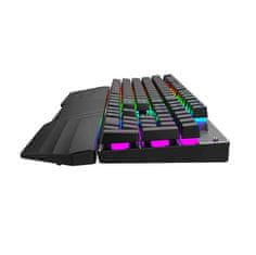 Havit Havit KB856L RGB mehanska gaming tipkovnica z naslonom za dlani