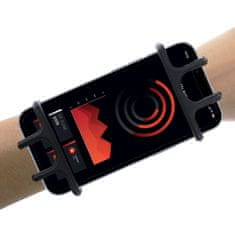 Miramarket Športni tekaški etui 360 Alogy ArmBand zapestni trak za 6,5-palčni telefon Black