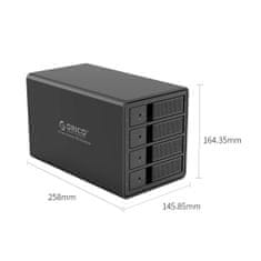 Orico Orico zunanje ohišje za 4 3,5-palčne trde diske USB 3.0 tipa B, RAID