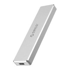 Orico Ohišje Orico M.2 SDD, M-Key, USB-C 3.1 Gen.2, 10 Gb/s (srebrno)