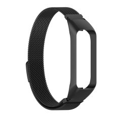 Miramarket Milanska zapestnica Alogy iz nerjavečega jekla za Samsung Galaxy Fit 2 SM-R220 Black