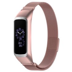 Miramarket Milanska zapestnica Alogy iz nerjavečega jekla za Samsung Galaxy Fit 2 SM-R220 Pink