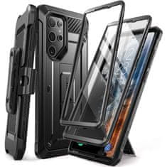 SUPCASE Supcase Unicorn Beetle Pro 2-SET oklepni etui za Samsung Galaxy S22 Ultra Black