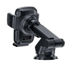 Miramarket X05 avtomobilski nosilec s QI polnjenjem za vetrobransko steklo Dashboard Car Mount Brezžični polnilnik 15W za avto Black