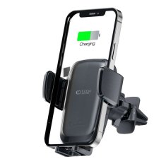 Miramarket Avtomobilski nosilec X05 s QI polnjenjem za rešetko Vent Vent Car Mount Brezžični polnilec 15W za avto Black