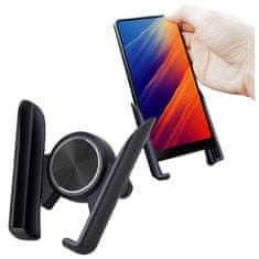 Miramarket Alogy gravitacijski nosilec za avto za telefon na rešetko, armaturno ploščo 4,5"-6,2" Black